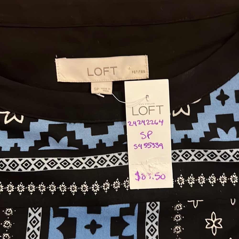 Loft New Shift Dress Small Petite - Picture 2 of 6